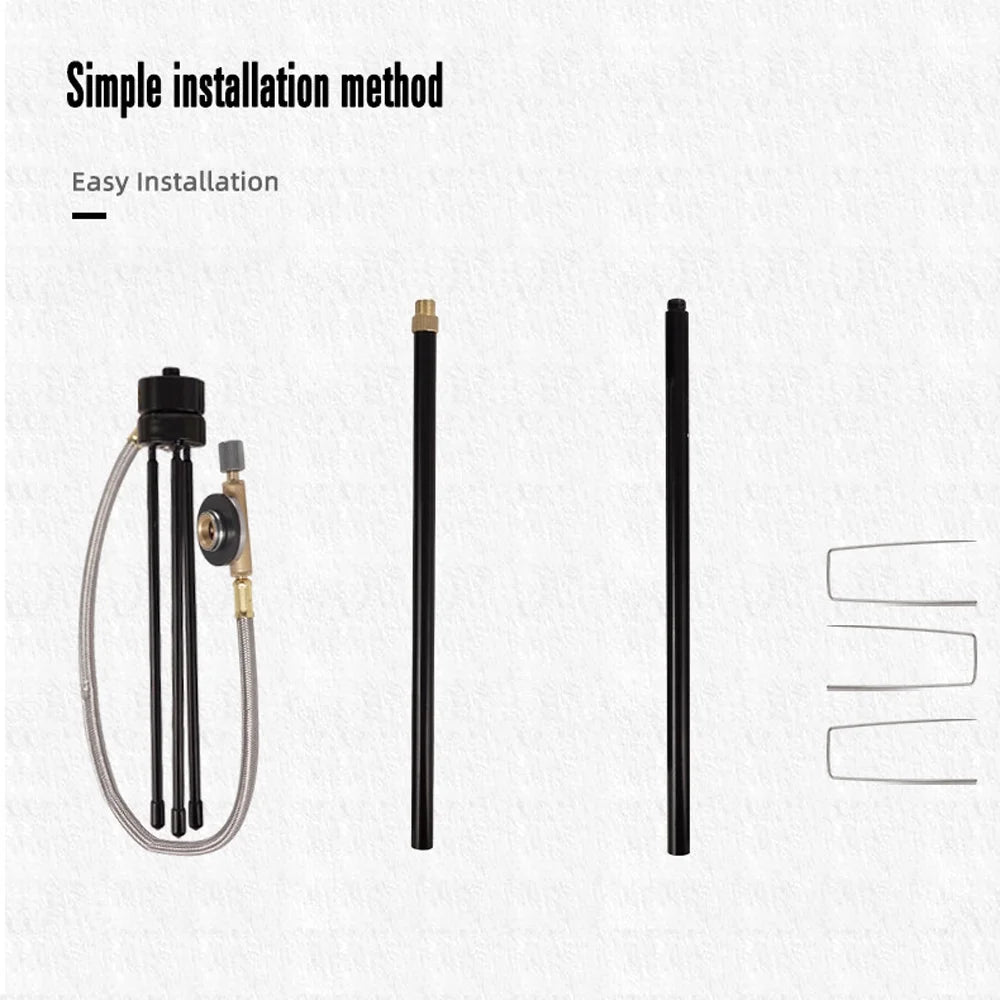 Portable Gas Heater with Adjustable Valve Tripod X843067