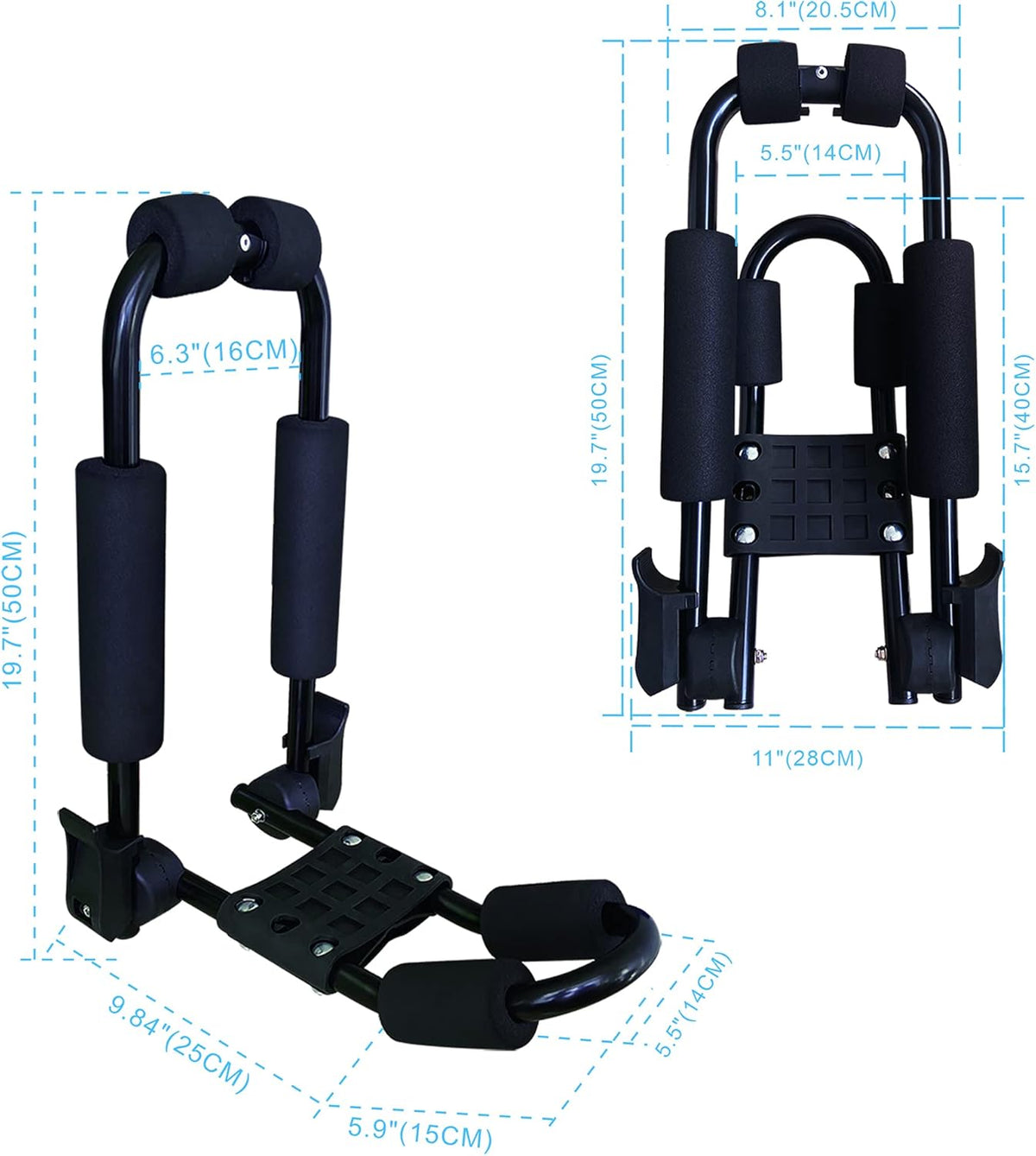 J-Style Foldable Kayak Roof Rack Pack of 2 K29308