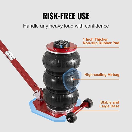 3 Ton Triple Bag Air Jack with Six Steel Pipes M430759