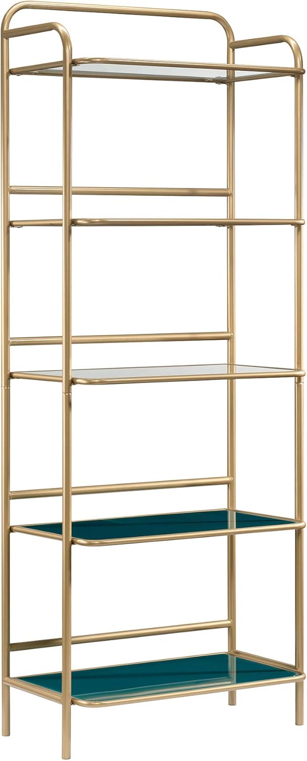 Satin Gold Bookcase K1775