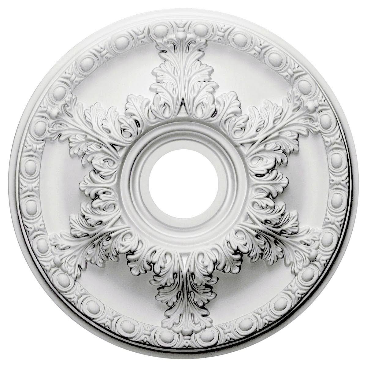 Granada Ceiling Medallion, Hand-Painted Rubbed Bronze S970029