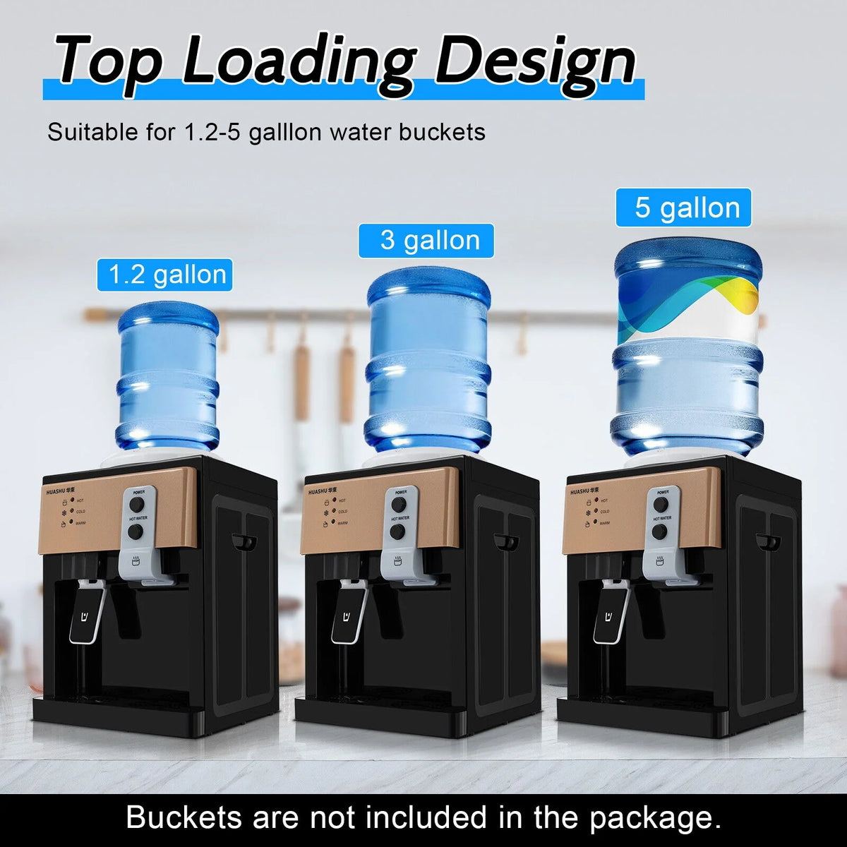 Black Electric Hot Cold Water Dispenser V213