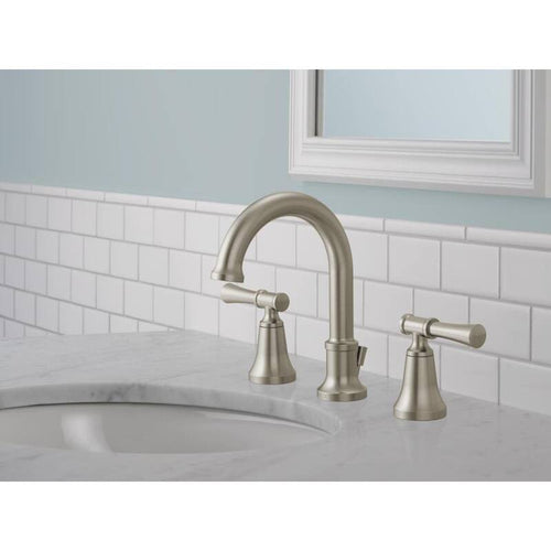 2-Handle Widespread Bathroom Faucet Brushed Nickel Y233758