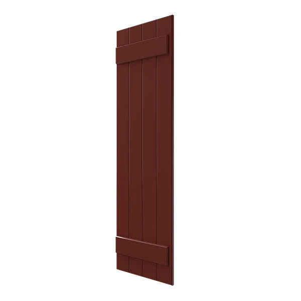 CWB15X048CRC Exterior Composite Board-n-Batten Shutters Per Pair O9767