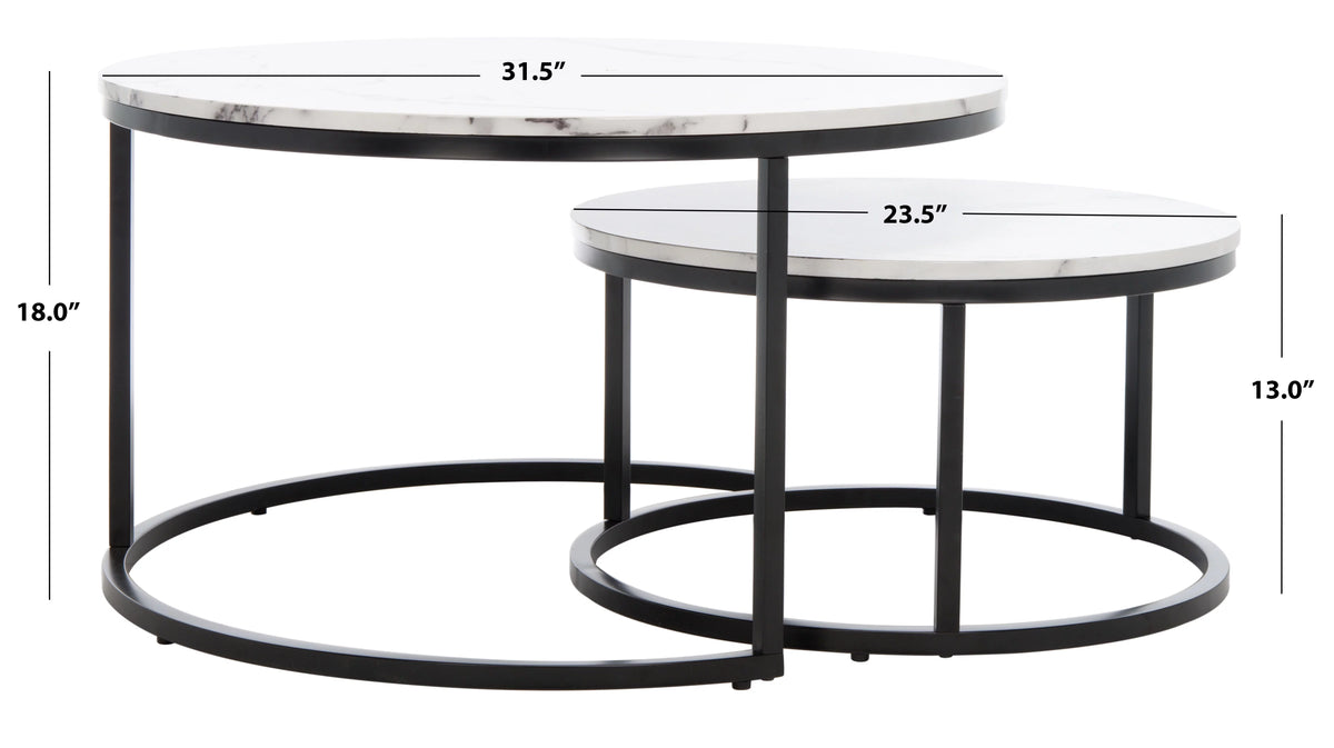 Round Nesting Coffee Table M7736