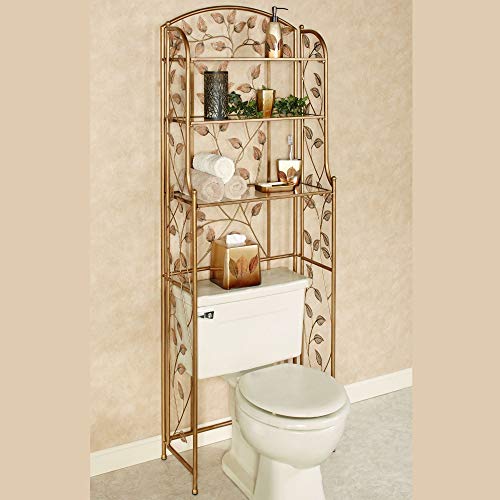 Three Shelves Over The Toilet Bathroom Storage F478217