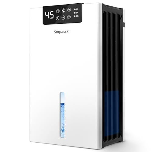98 OZ White Dehumidifier with Washable Air Filter S6091