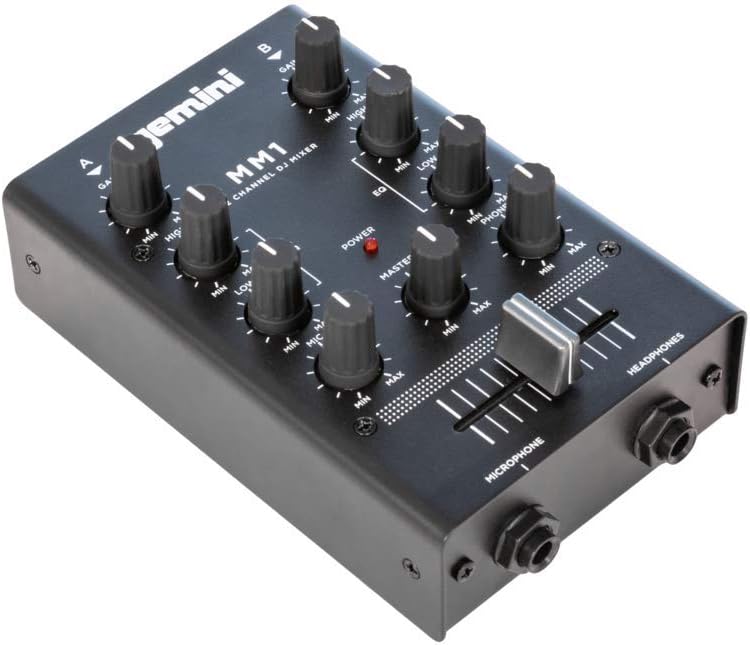 2-Channel DJ Podcast Mixer with Cross-Fader P135