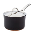 Hard-Anodized Nonstick Straining Saucepan, 3.5-Quart L7127