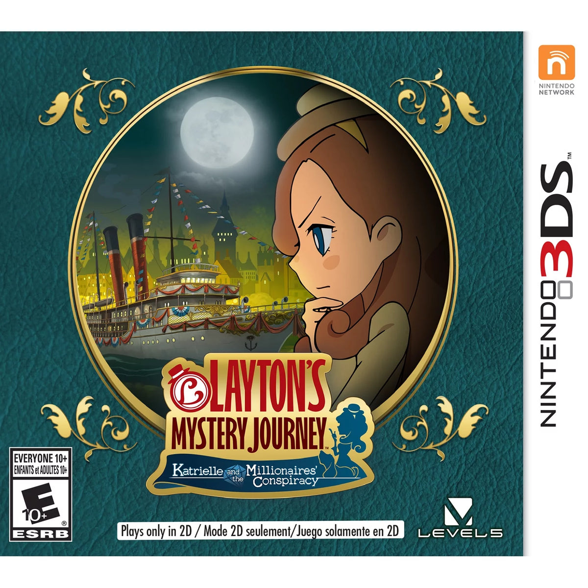 Layton Mystery Journey Kat & The Millionare Conspiracy Nintendo 3DS I686