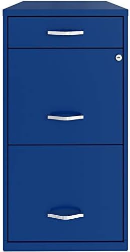 3 Drawer Metal File Cabinet Black D950694