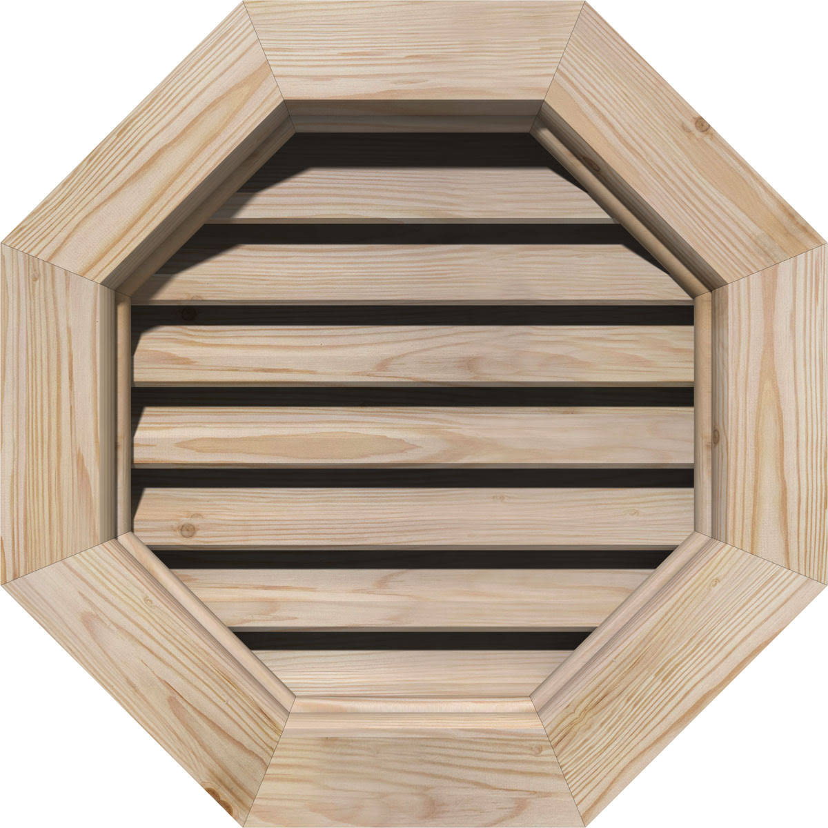 Primed Octagonal Gable Vent A10276