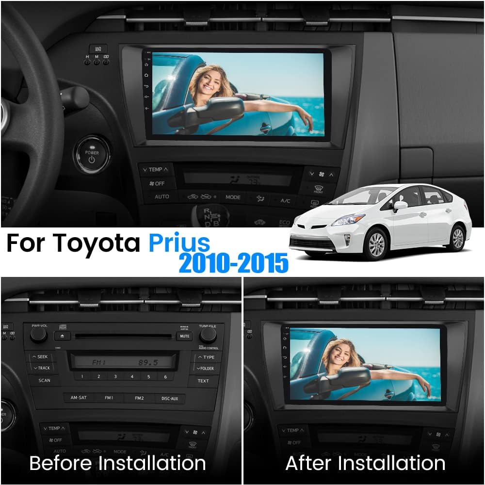 9 Inch Touch Screen Car Radio Stereo with Carplay Bluetooth Navigation H666845