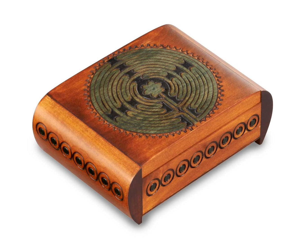 Handcarved Wooden Trick Box O530233