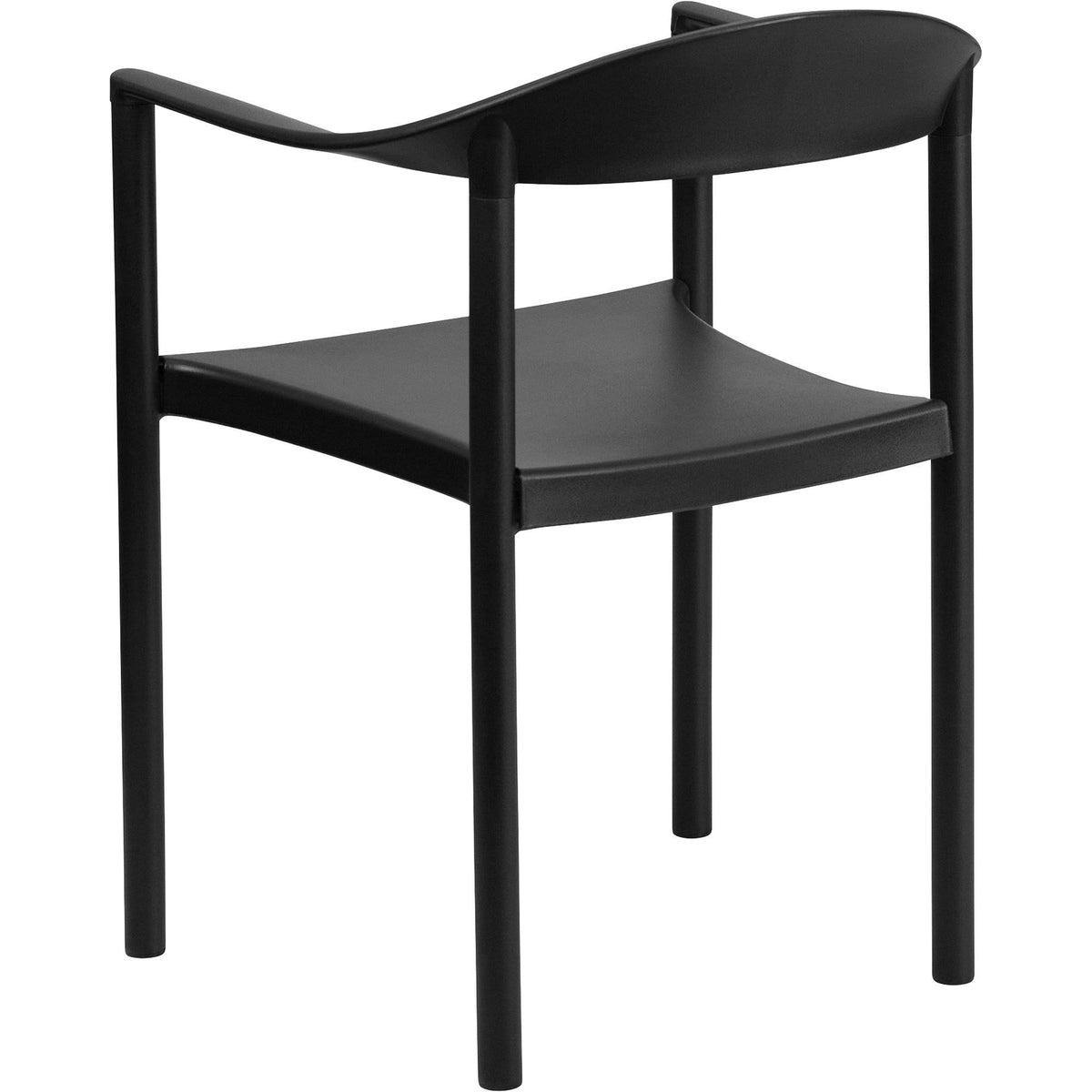 Black Plastic Stack Chair K7882