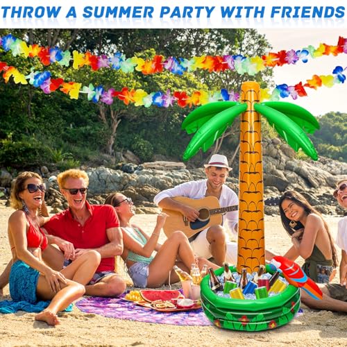 4 Pcs Inflatable Palm Tree Cooler W256