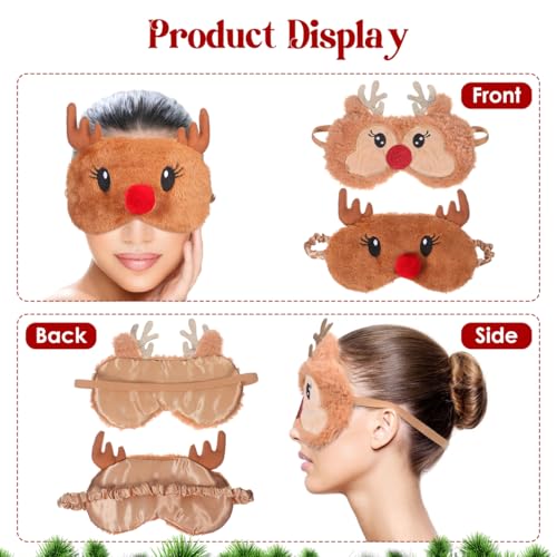 2 Pack Plush 3D Contoured Breathable Sleep Mask R952335