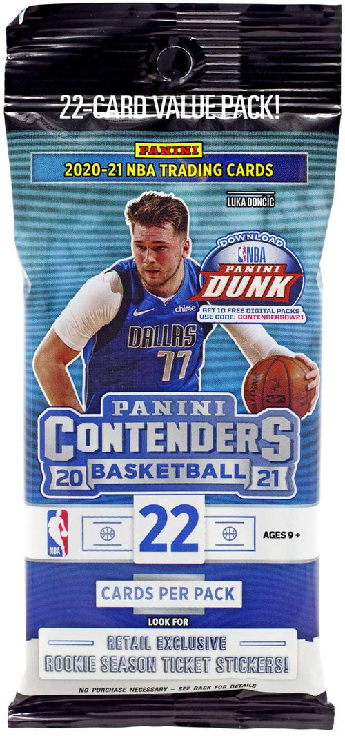 2021 Contenders Basketball Trading Card Value Box 12 Packs A22288