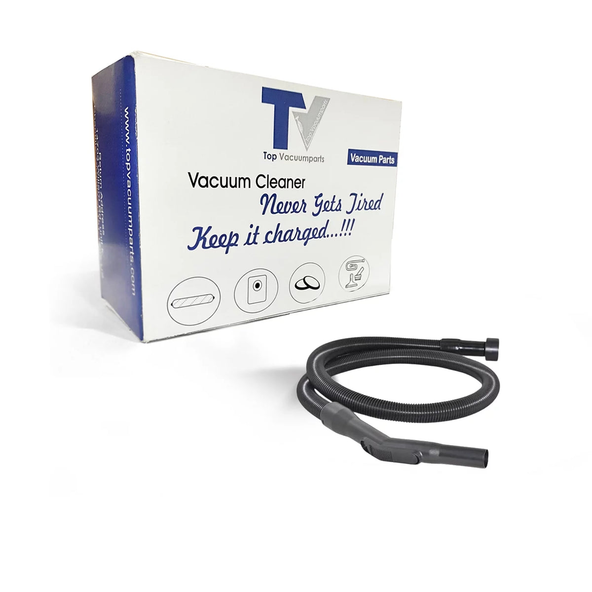 Wet/Dry Vacuum Cleaner Hose with Clip & Hose End V7204