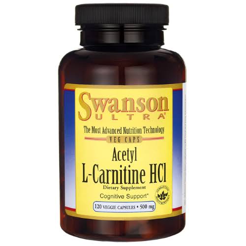 Acetyl L-Carnitine HCL 500 mg 120 Veg Caps Y53736