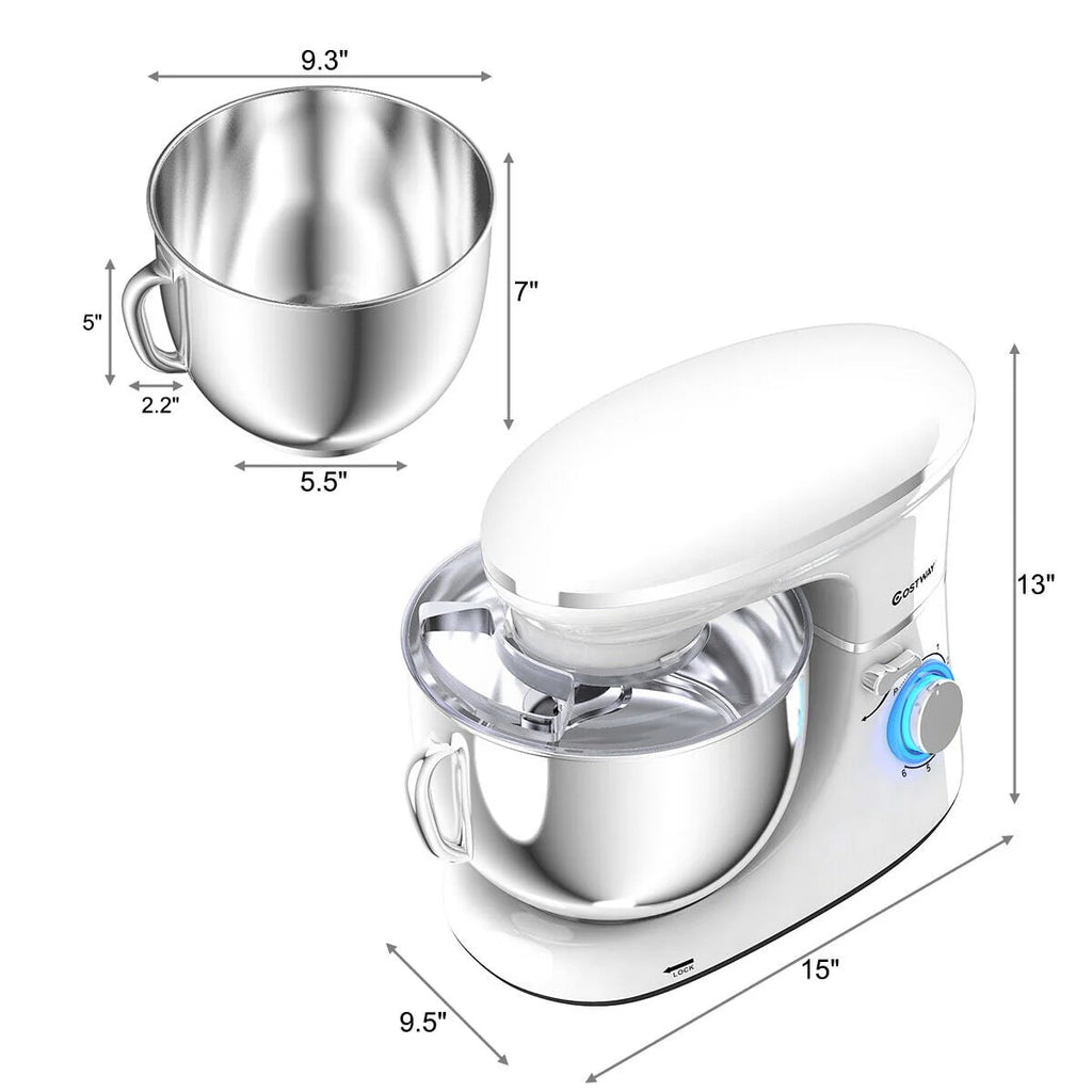 Tilt-Head Stand Mixer 7.5 Qt 6 Speed 660W Red X44736