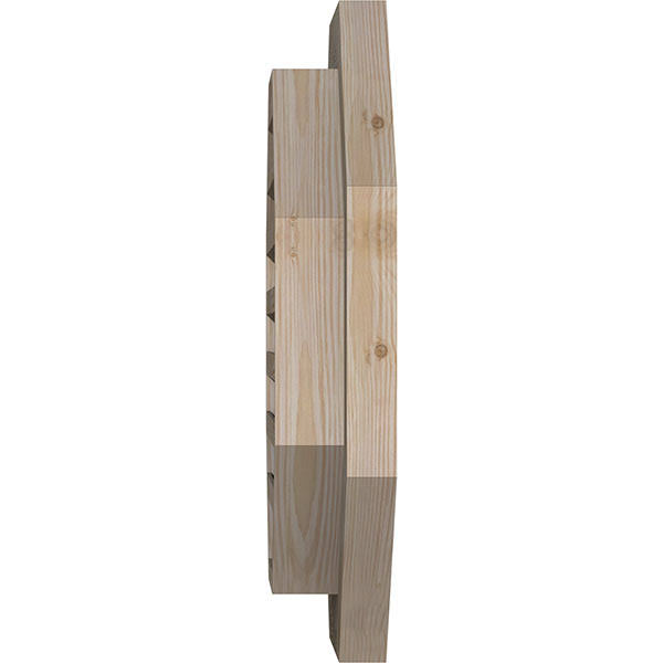 Primed Octagonal Gable Vent A10276