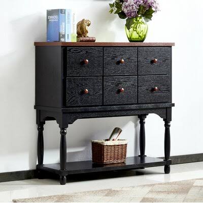 Black Console Table O2080