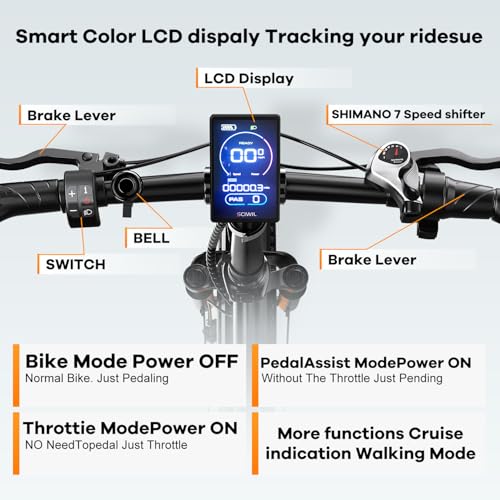 20" Fat Tire Folding Electric Bike with 48V 20AH Removable Battery L89829