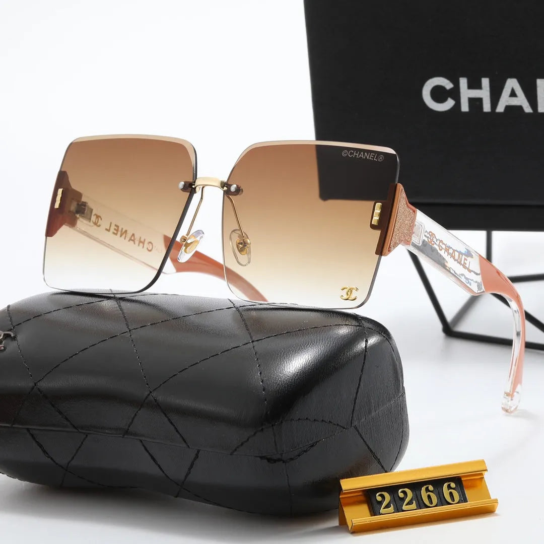 Transparent Printing Temple Polarized Sunglasses P855345