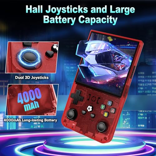 4.0 inch IPS Screen Handheld Retro Game Console (Transparent Gray) H34630