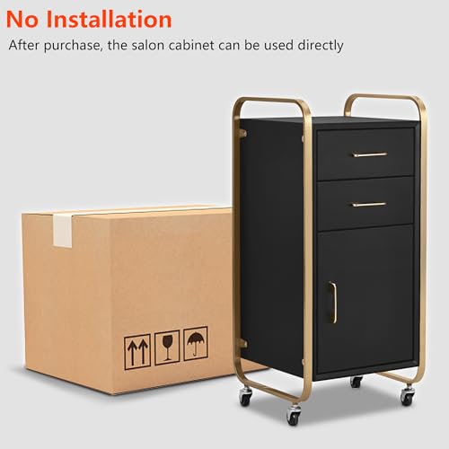 Salon Storage Trolley Cart with Wheels R3319