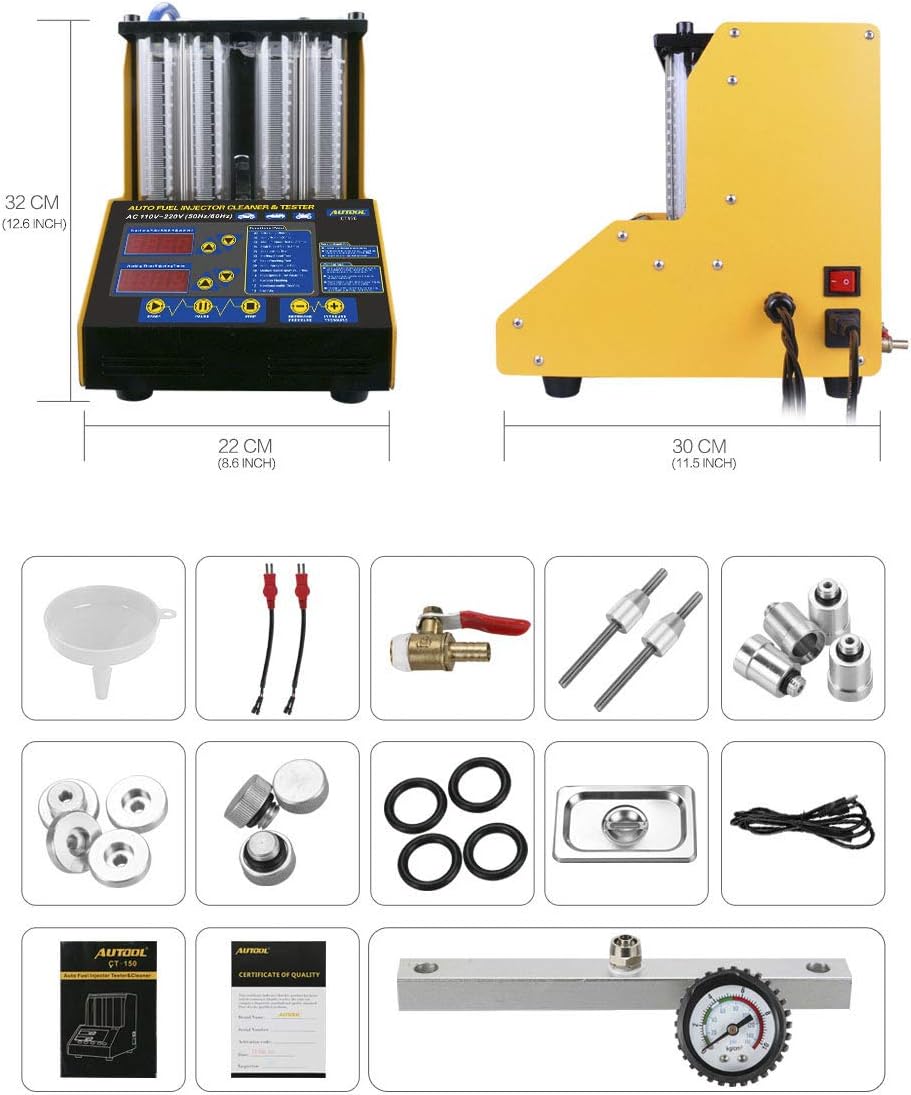 Car Motorcycle Petrol Fuel Injector Cleaner and Injection Tester Y363947