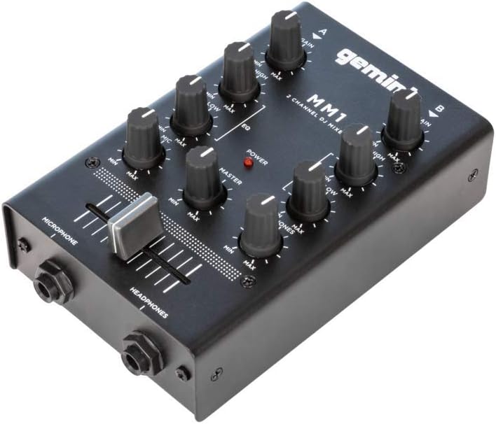 2-Channel DJ Podcast Mixer with Cross-Fader P135