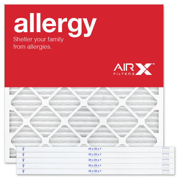 25x25x1 MERV 11 Pleated Air Filter, 12-pk A514