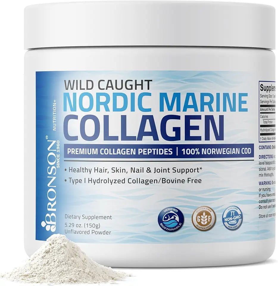 Marine Collagen Peptides Hydrolyzed Protein Powder 150g E461