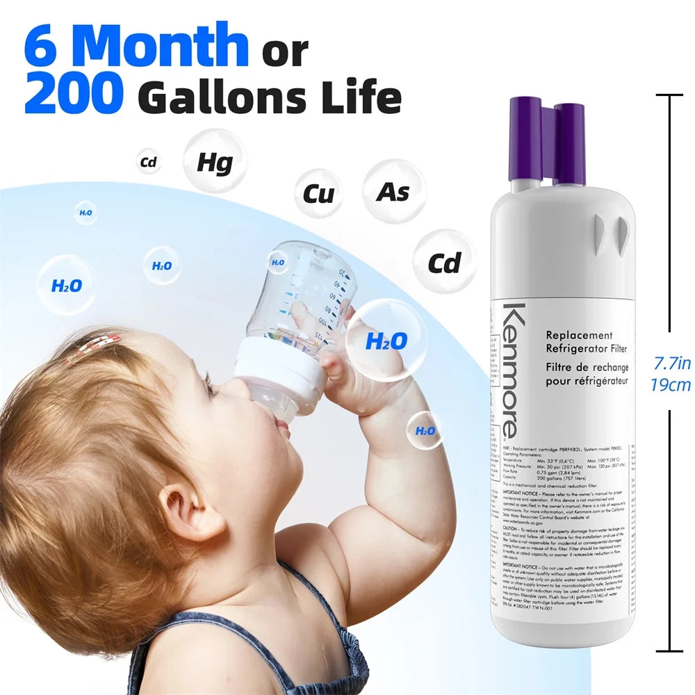 4 Pack Refrigerator Water Filter I353157