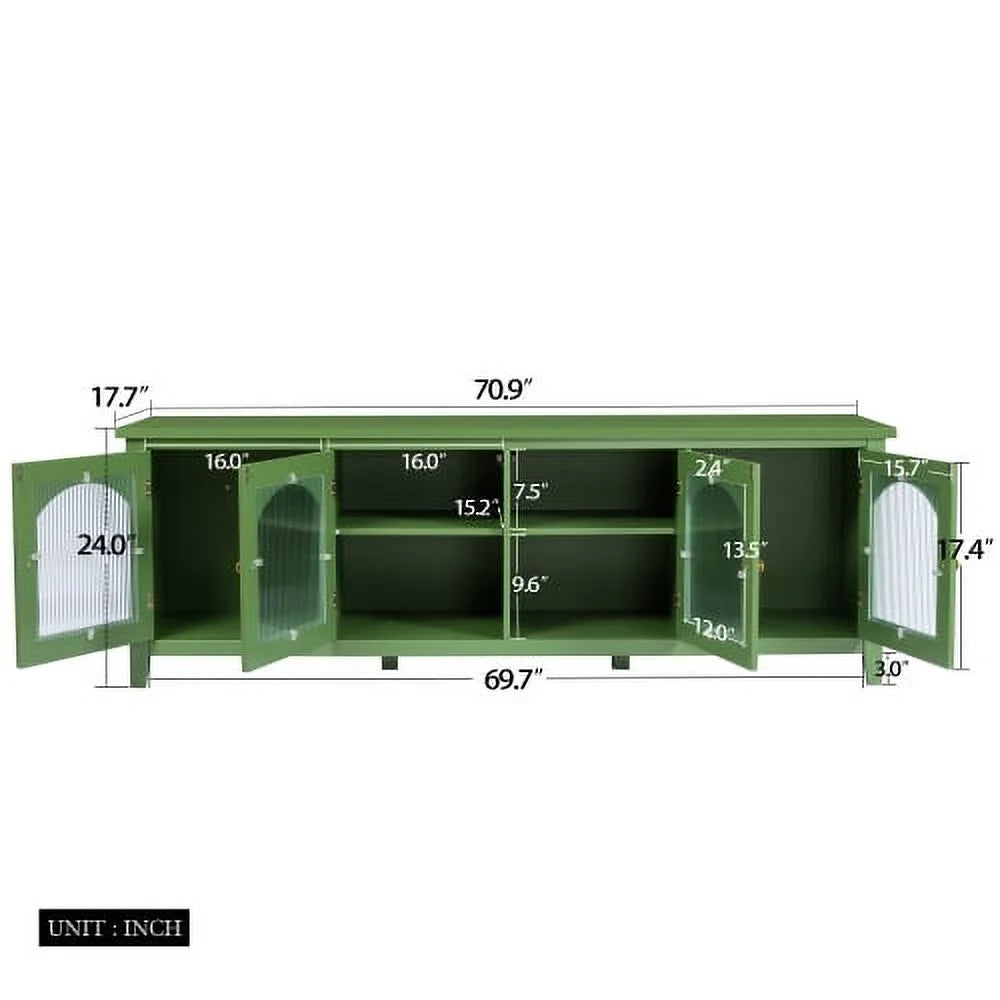 71-inch Glass Door TV Stand Z74283