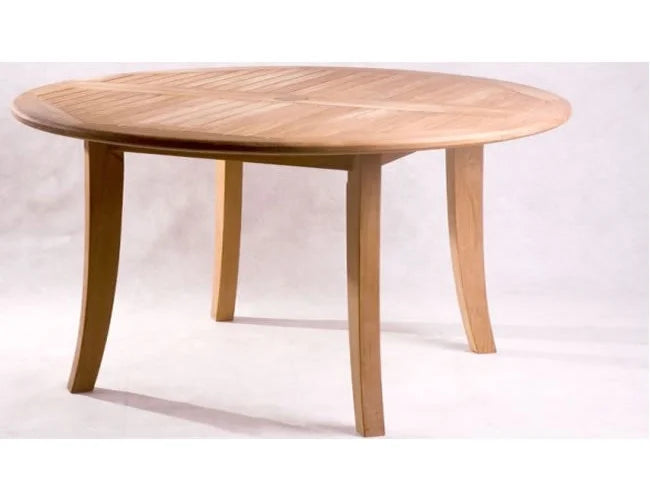 Grade-A Teak 7 Pc Dining Set with 52" Round Table and 6 Chairs J2665