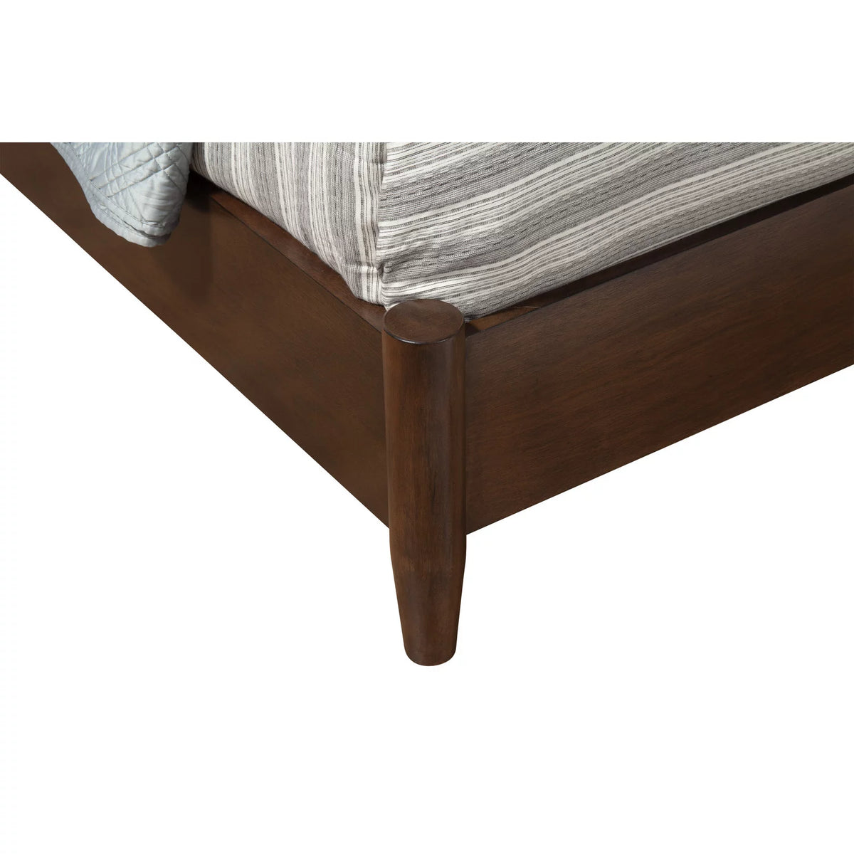 Gray Wood Queen Panel Bed K923