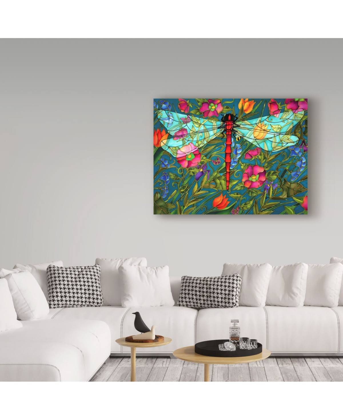 Holly Carr Red Dragonfly Canvas O9388