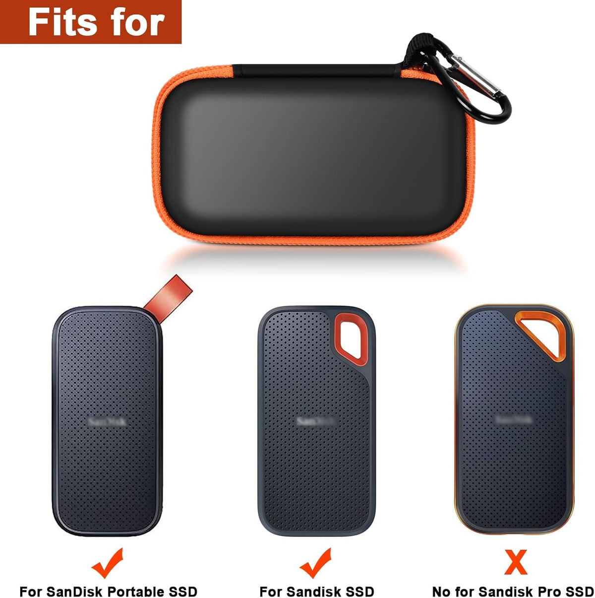 Orange 2 SSD Hard Drive Case A602