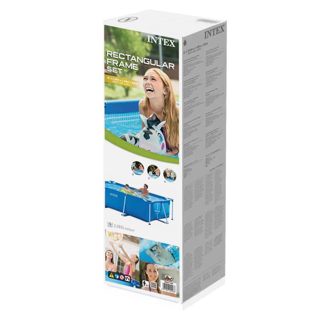 8.5' x 5.3' x 26 Above Ground Swimming Pool & 1000 GPH Pool Pump T763
