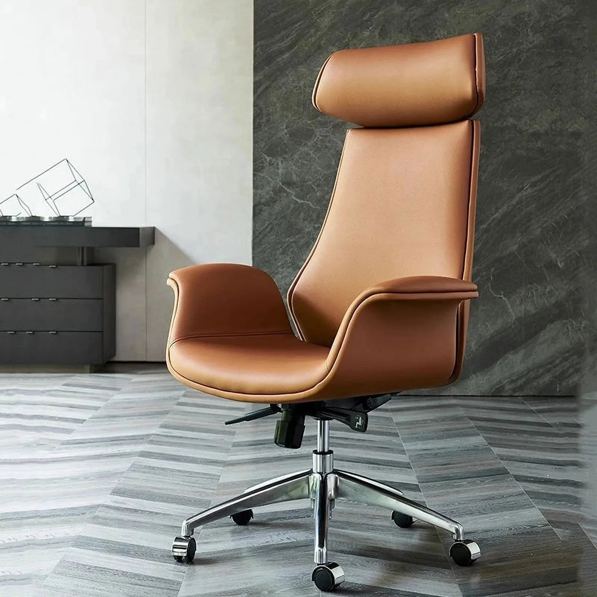 High Back Rolling Office Chair Q8398