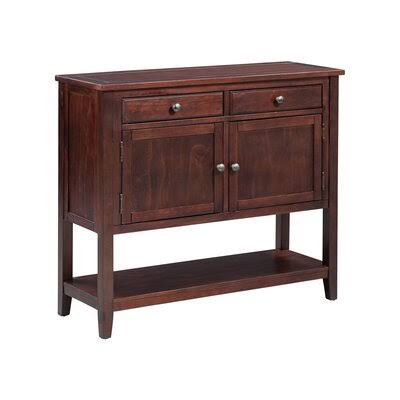 Brown Console Table with 2 Drawers, 2 Cabinets and 1 Shelf X20308