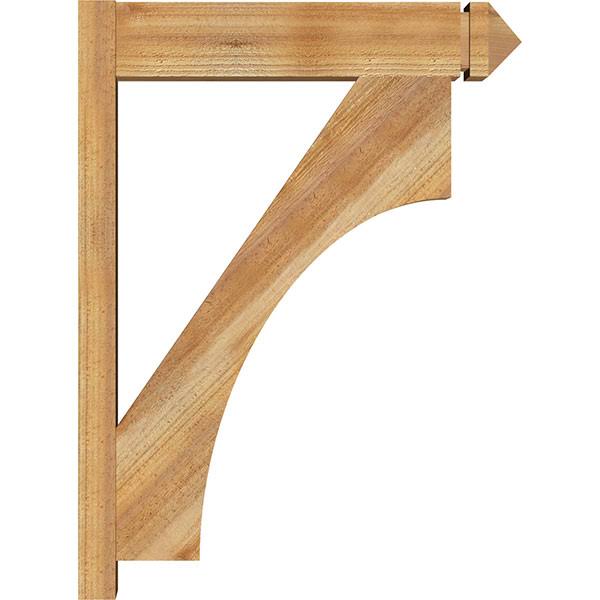 6 in. x 32 in. x 24 in. Western Red Cedar Rough Sawn Outlooker J86671
