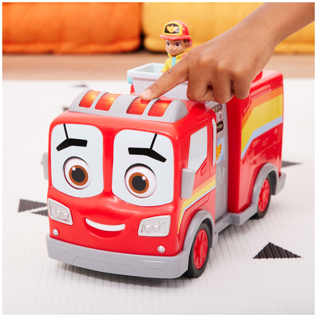 Fire Truck Set with Bo & Flash Figure for Kids Ages 3+ D4606