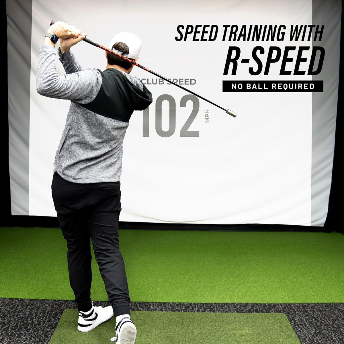 Grey Mobile Launch Monitor Golf Simulator V3230
