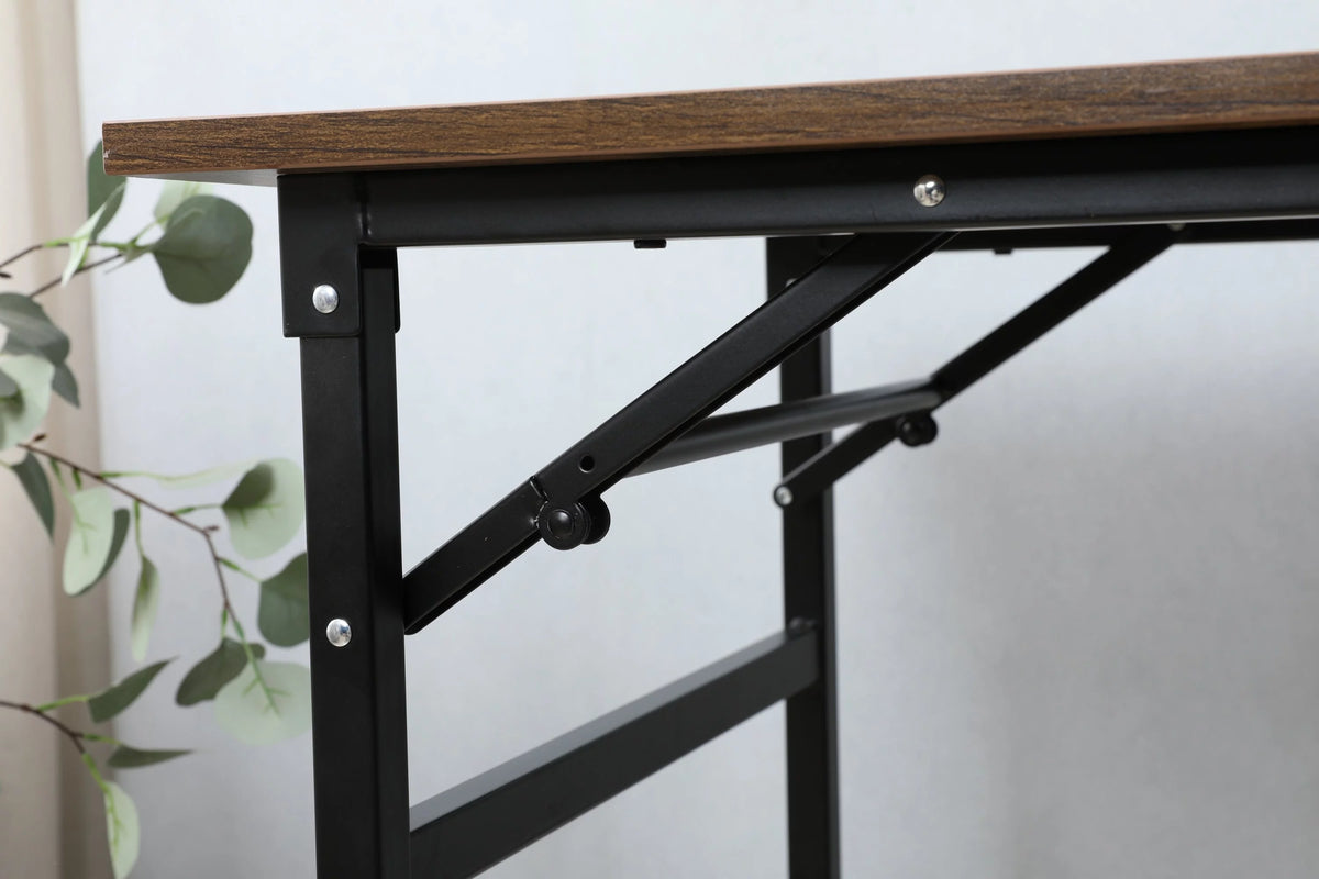 Folding Table Desk 31.5x15.7 Inches Black E550339