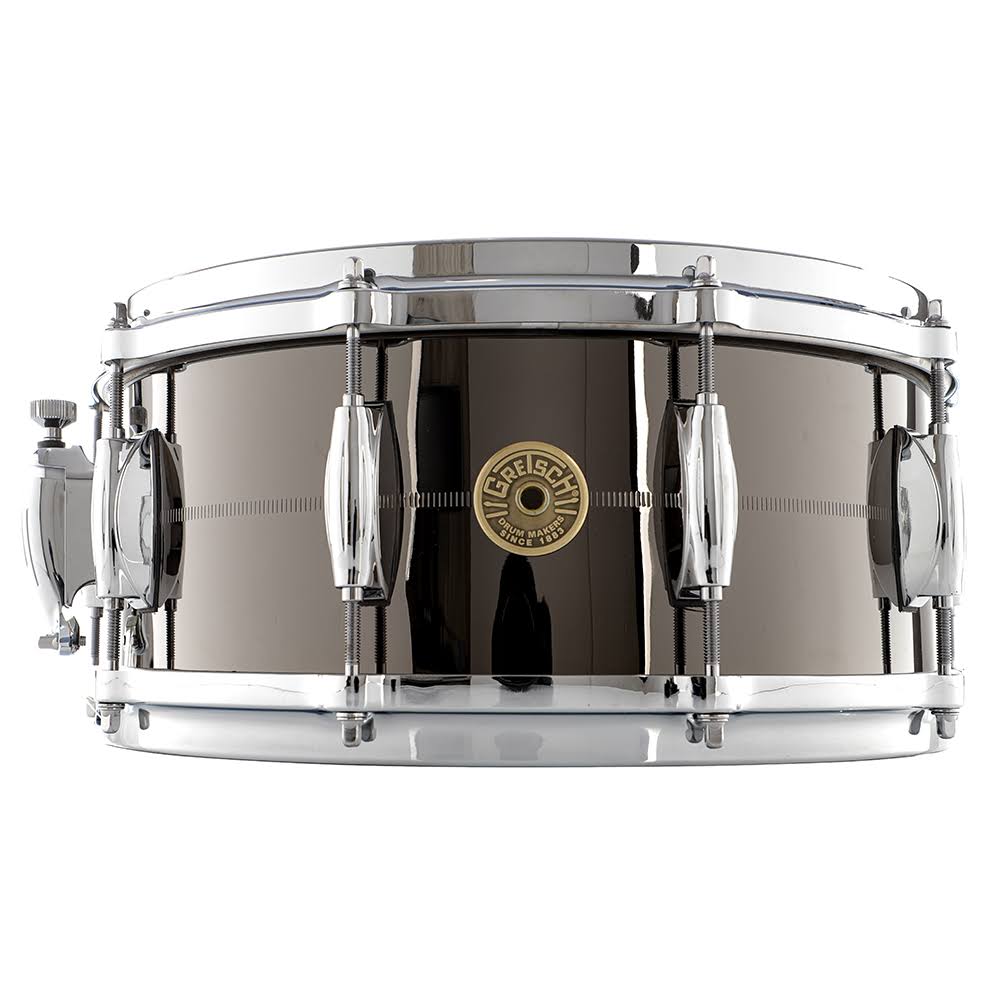 6x22 x 14x22 Black Nickel Over Brass Snare Drum P6164