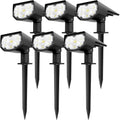6 Pack IP68 Waterproof Solar Landscape Spot Lights U959